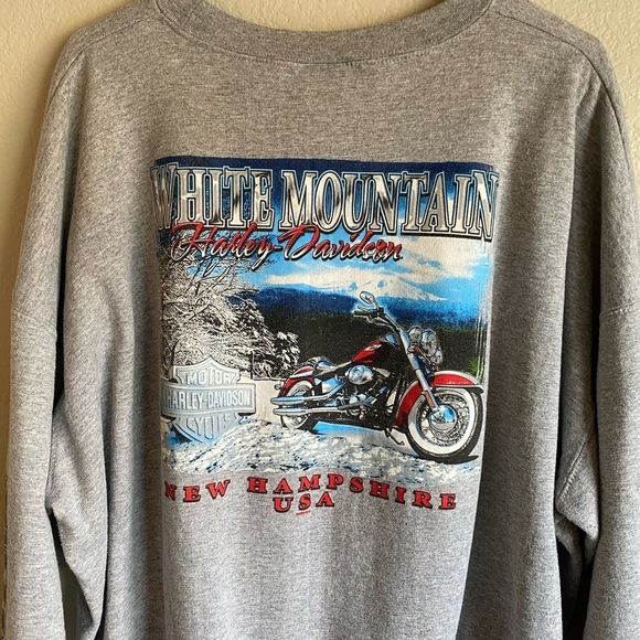 Harley-Davidson Crewneck Pullover Sweatshirt - Picture 2 of 12